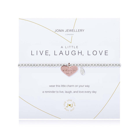 Joma Jewellery a little Live Laugh Love Bracelet - Madisons and Co