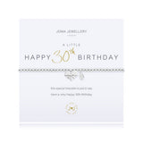 Joma Jewellery a little 30th Birthday Bracelet - Madisons and Co