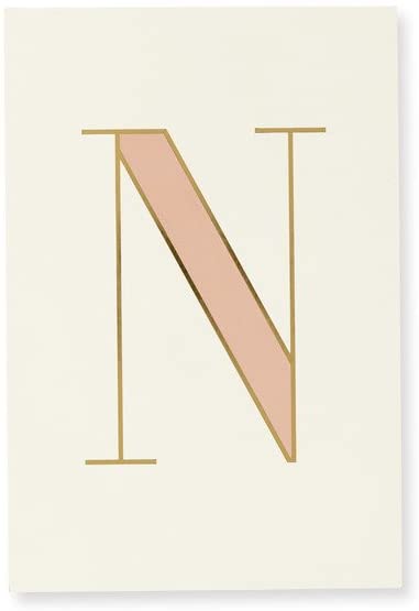 KATE SPADE IT'S PERSONAL INITIAL NOTEPAD, N (PINK)