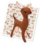 The Crafty Kit Company Flora The Fawn Sewing Kit - Madisons and Co