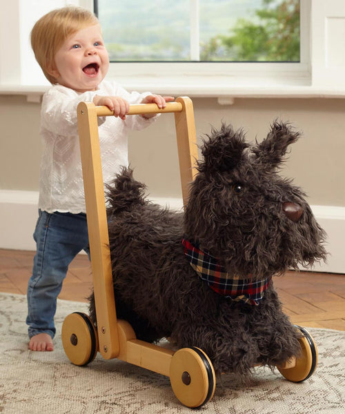 Little Bird Told Me Scottie Dog Push Along - Madisons and Co