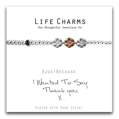 Life Charms SAD YOU ARE LEAVING BRACELET