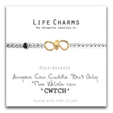 Life Charms DOGS LEAVE FOOTPRINTS ON YOUR HEART BRACELET
