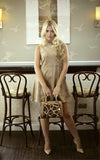 Lavand Brown Skater Dress - Madisons and Co
