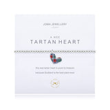 Joma Jewellery a little Tartan Heart Bracelet - Madisons and Co