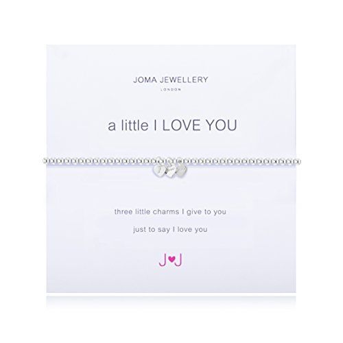 Joma Jewellery A Little I Love You Bracelet Three Silver Hearts - Madisons and Co