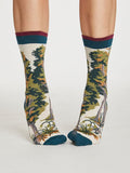 Thought Womens Pack of 4 Pairs Country Manor Boxed Socks - Madisons and Co