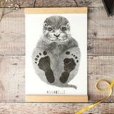 Lucy Coggle Baby Otter Footprinting Kit - Madisons and Co