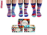 United Oddsocks Mens Fine & Dandy 6 Odd Socks Gift Set Size 6 - 11 UK - Madisons and Co