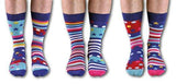 United Oddsocks Mens Fine & Dandy 6 Odd Socks Gift Set Size 6 - 11 UK - Madisons and Co