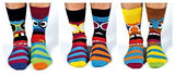 United Oddsocks Mens Funk You 6 Odd Socks Gift Set Size 6 - 11 UK - Madisons and Co