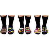 United Oddsocks Mens The Sock Exchange Brights & Stripes 6 Odd Socks Gift Set Size 6 - 11 UK - Madisons and Co