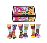 United Oddsocks Womens Polka Face Size 4 - 8 UK - Madisons and Co