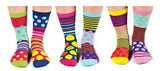 United Oddsocks Womens Polka Face Size 4 - 8 UK - Madisons and Co