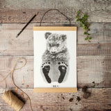 Lucy Coggle Baby Bear Footprinting Kit - Madisons and Co