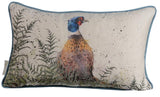Wrendale Designs Pheasant and Fern Cushion - Madisons and Co
